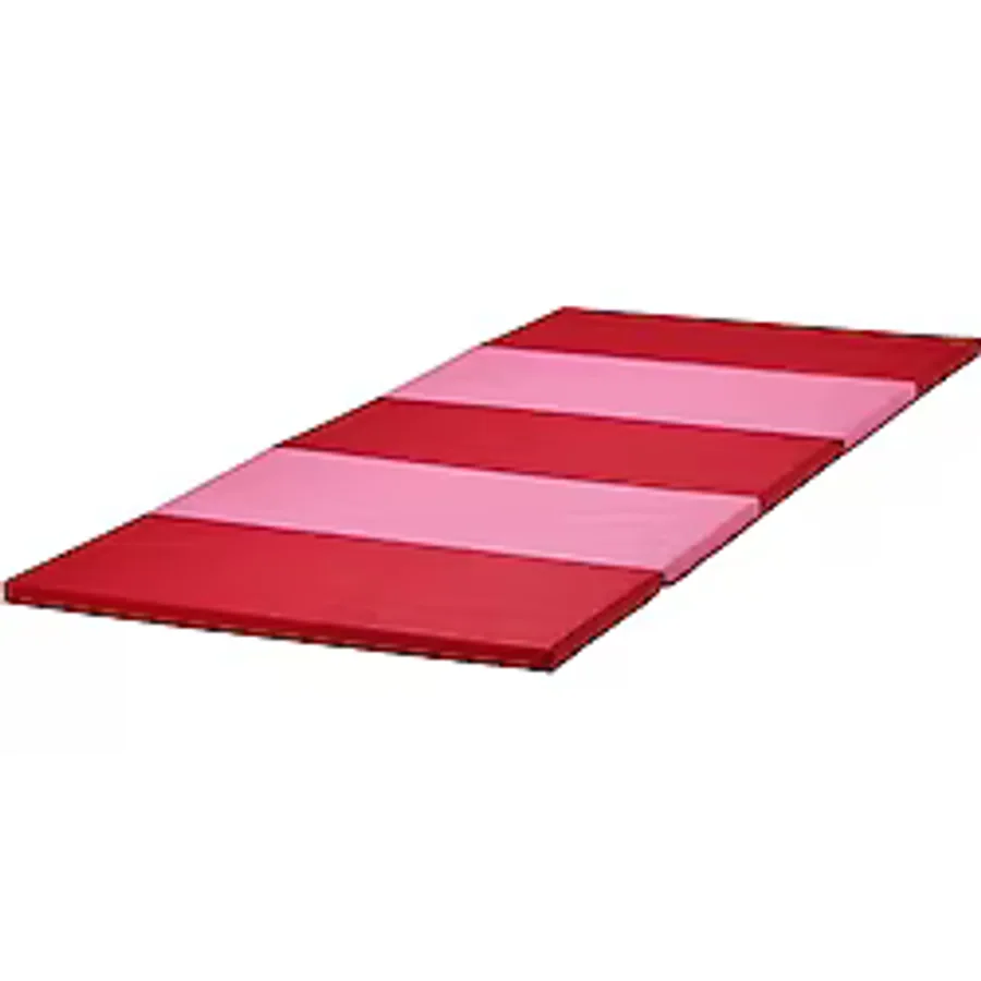Çocuk Oyun-Jimnastik Minderi MeridyenDukkan 78x185 cm Katlanır Aktivite Minderi Pembe-Kırmızı Renk
