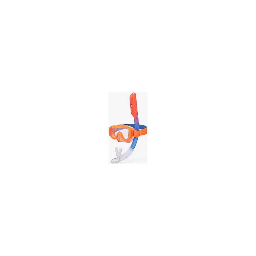 Çocuk Şnorkel Maske Seti - Turuncu - Comfort 100 Decathlon