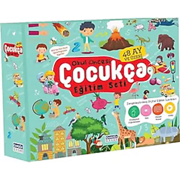 Çocukça Okul Öncesi Eğitim Seti 48+ Çamlıca Çocuk