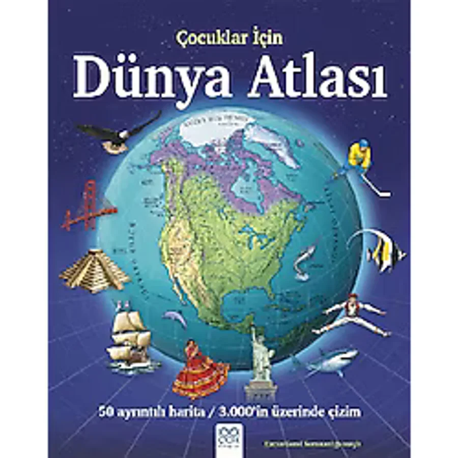 Çocuklar İçin Dünya Atlası - Weldon Owen - 1001 Çiçek