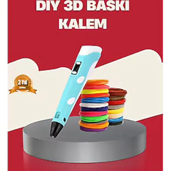 Çocuklar İçin Güvenli 3D Yazıcı Kalem