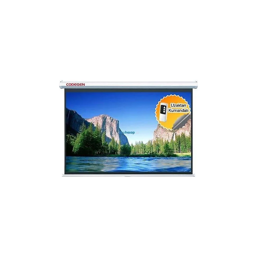 Codegen EX-18 180x180 Motorlu Projeksiyon Perdesi