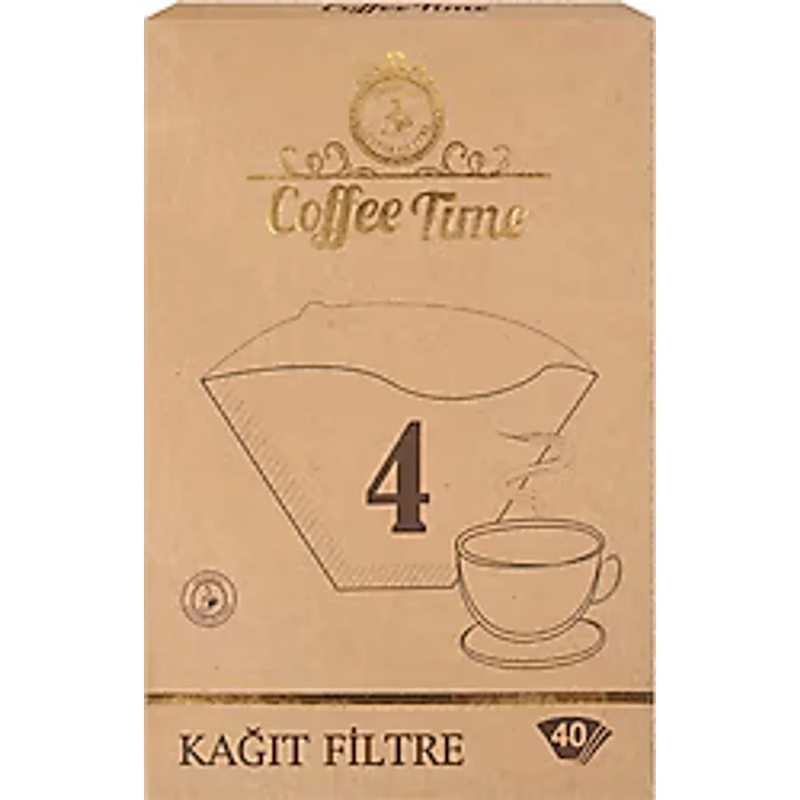 Coffee Time 4 Numara 40'lı Filtre Kahve Kağıdı