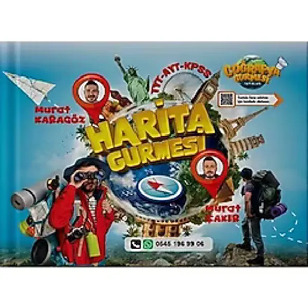 Coğrafya Gurmesi Yayınları TYT AYT Coğrafya Harita Gurmesi