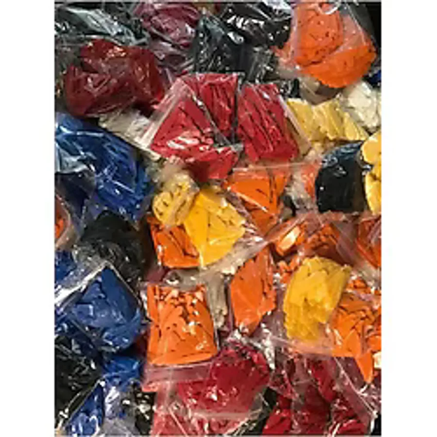 Cogur Çöğür Marka Karma Renk Ve Numaralı Saz Mızrabı-100 Lü Paket