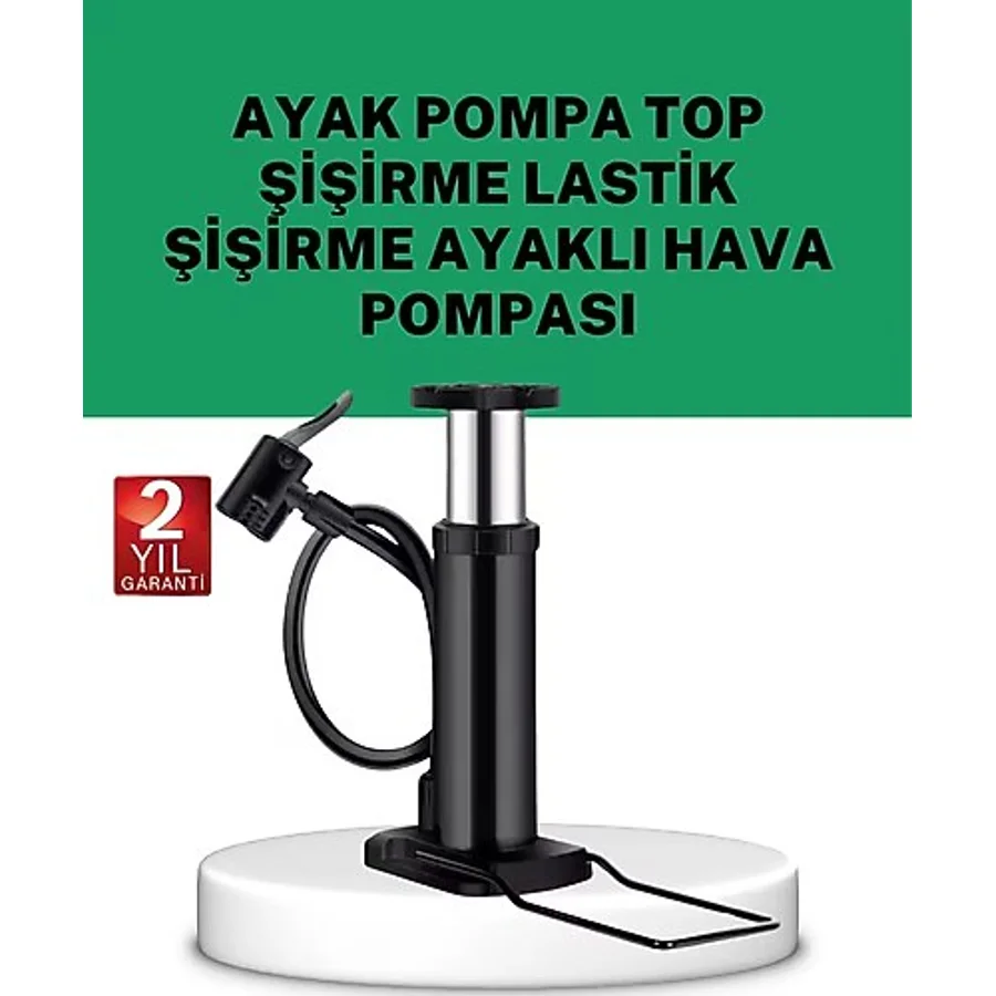 Çok Amaçlı Ayak Pompası Dayanıklı Pratik Hava Pompası