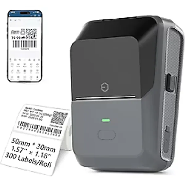 Çok Amaçlı Bluetooth Destekli Taşınabilir Akıllı Termal Etiket Yazıcısı - 3