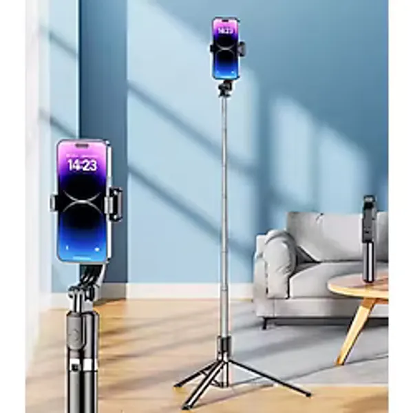 Çok Amaçlı Bluetooth Kumandalı 170cm Tripod + Selfie Çubuğu R1S+R1S-L