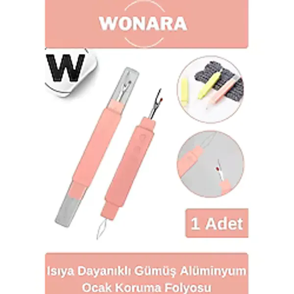 Çok Amaçlı Çok Amaçlı Kullanışlı Ergonomik Saplı Pratik Dikiş Sökücü ve İğne İplik Seti 2'si 1 Arada