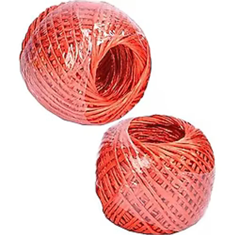 Çok Amaçlı Plastik Kopmaz Uçurtma İpi Çamaşır İpi 2 Adet Renkli 100 Metre Naylon İp Çırpı İpi Çizim İnşaat Duvar İpi Kırmızı
