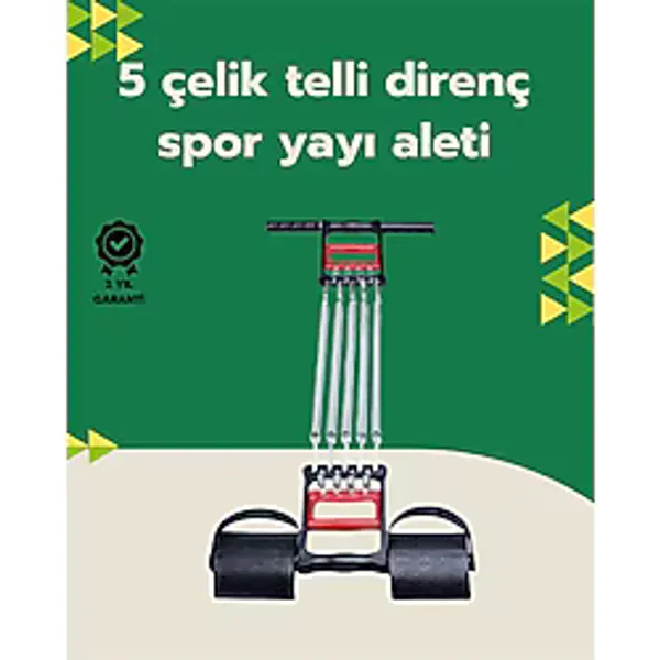 Çok Fonksiyonlu 3'ü 1 Arada Spor Aleti - Kol, Göğüs Genişletici ve Mekik Destekçisi