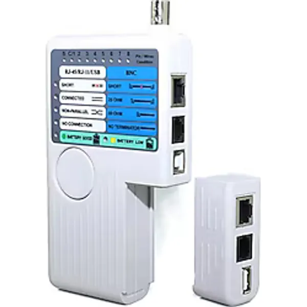 Çok Fonksiyonlu Network Kablo Test Cihazı 4'lü RJ11 RJ45 Bnc USB - Diğer Ölçüm Cihazları