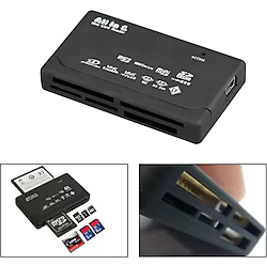 Çoklu Kart Okuyucu All İn 1 Cf Micro Sd Sd Mini Sd Sd Hc Card Reader