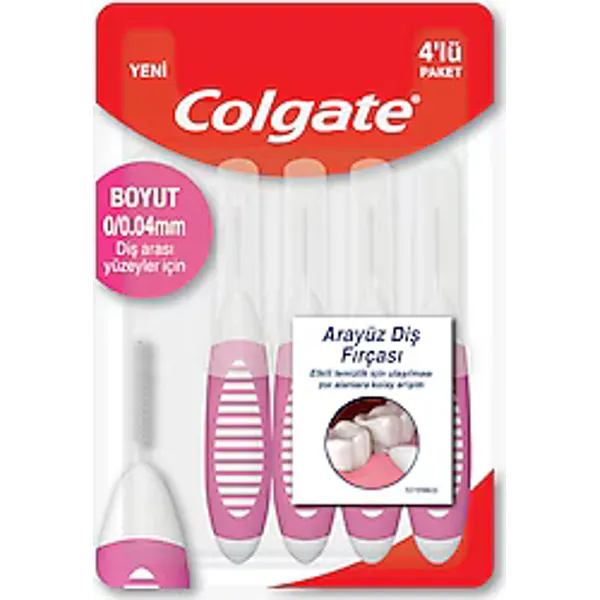 Colgate 0.4 mm 4'lü Arayüz Fırçası