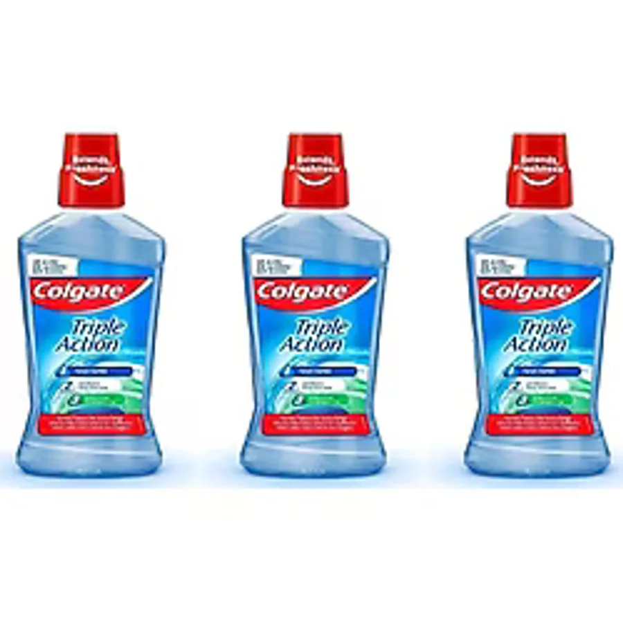 Colgate Triple Action Üçlü Etki 500 ml 3 Adet Gargara