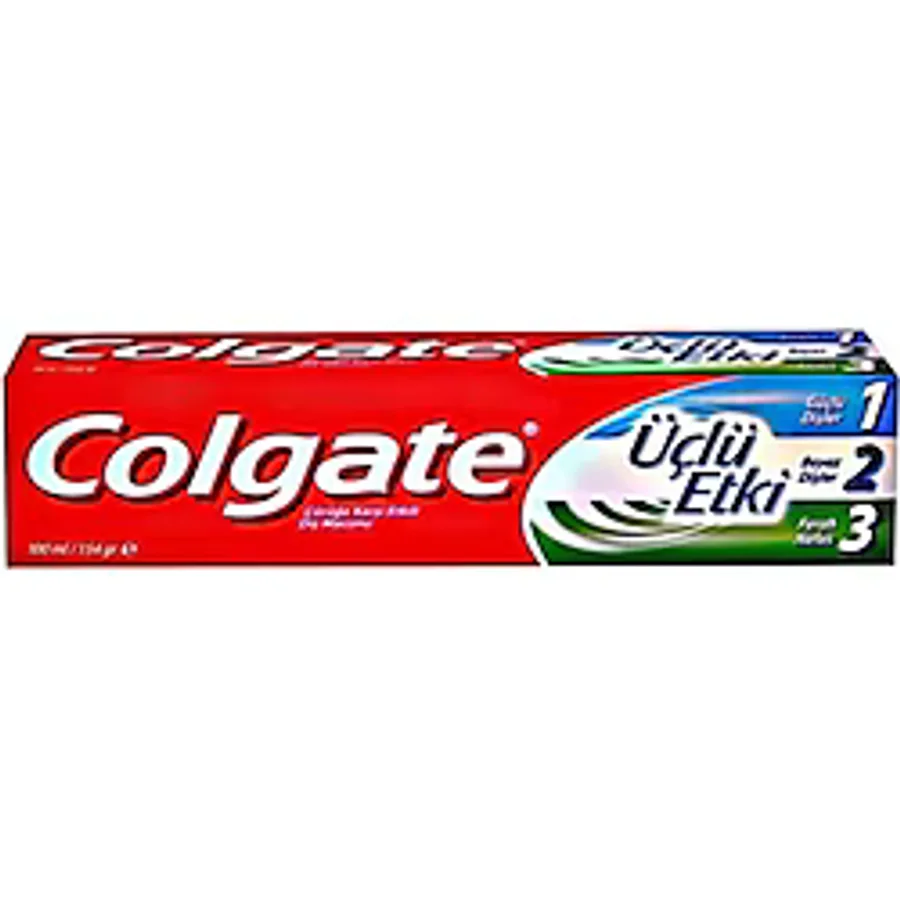 Colgate Üçlü Etki Beyazlatıcı 100 ml 12 Adet Florürlü Diş Macunu