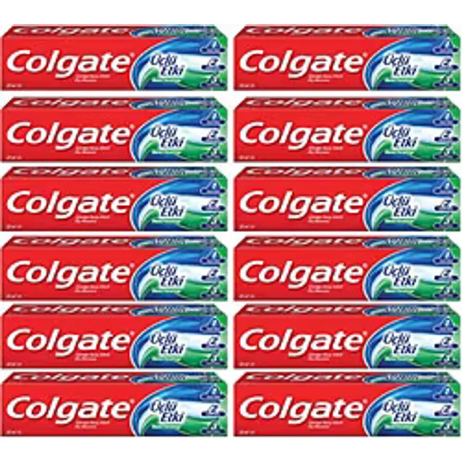 Colgate Üçlü Etki Beyazlatıcı 50 ml 12 Adet Florürlü Diş Macunu
