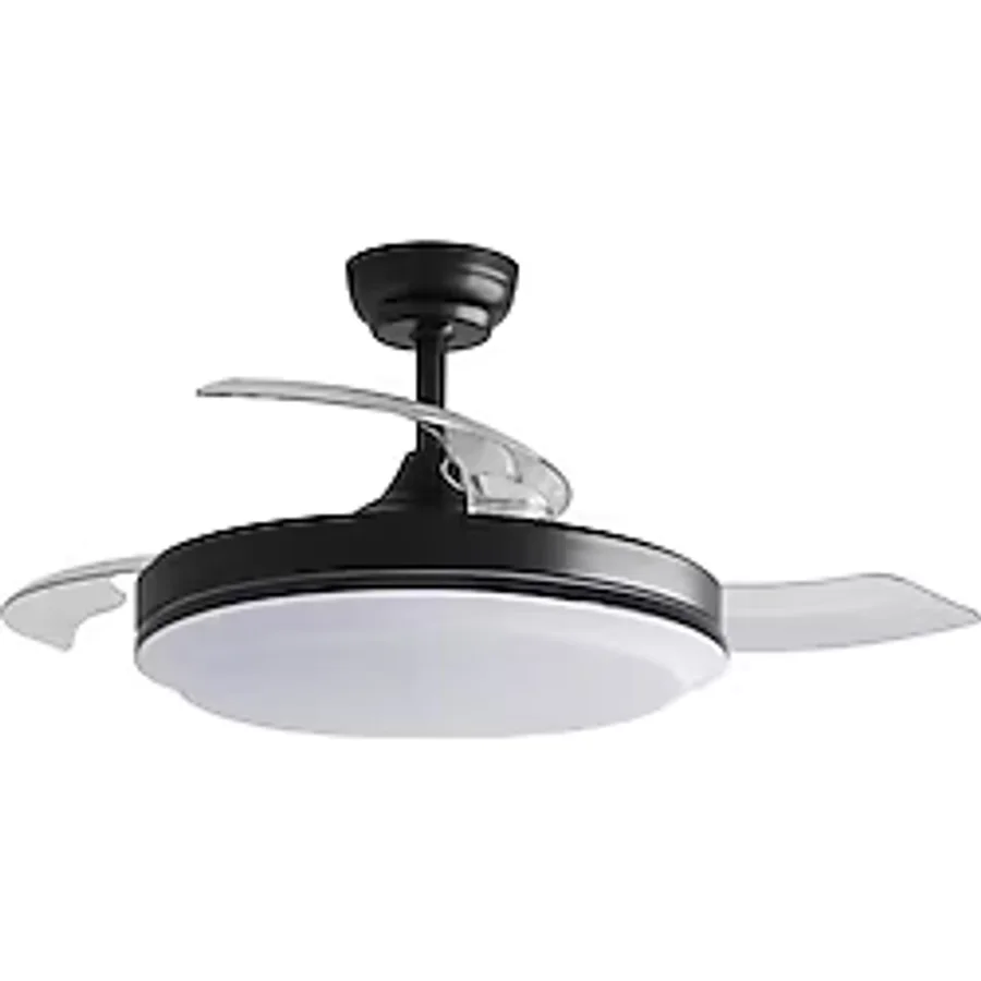 Colours Stars Bellatrıx 42 Inch 28W+35 W LED Dc Motor Tavan Vantilatörü - Siyah