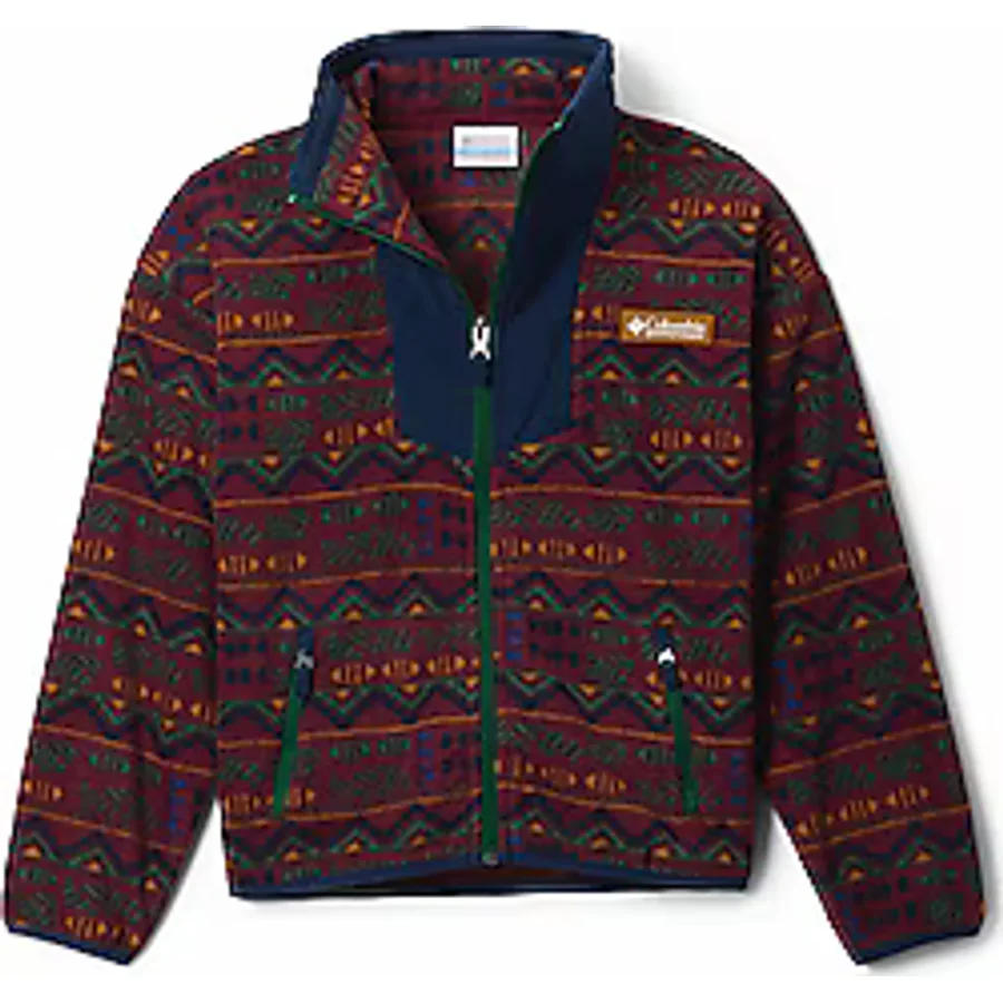 Columbia Sequoia Grove Printed AY4889 Tam Fermuarlı Çocuk Polar Sweatshirt