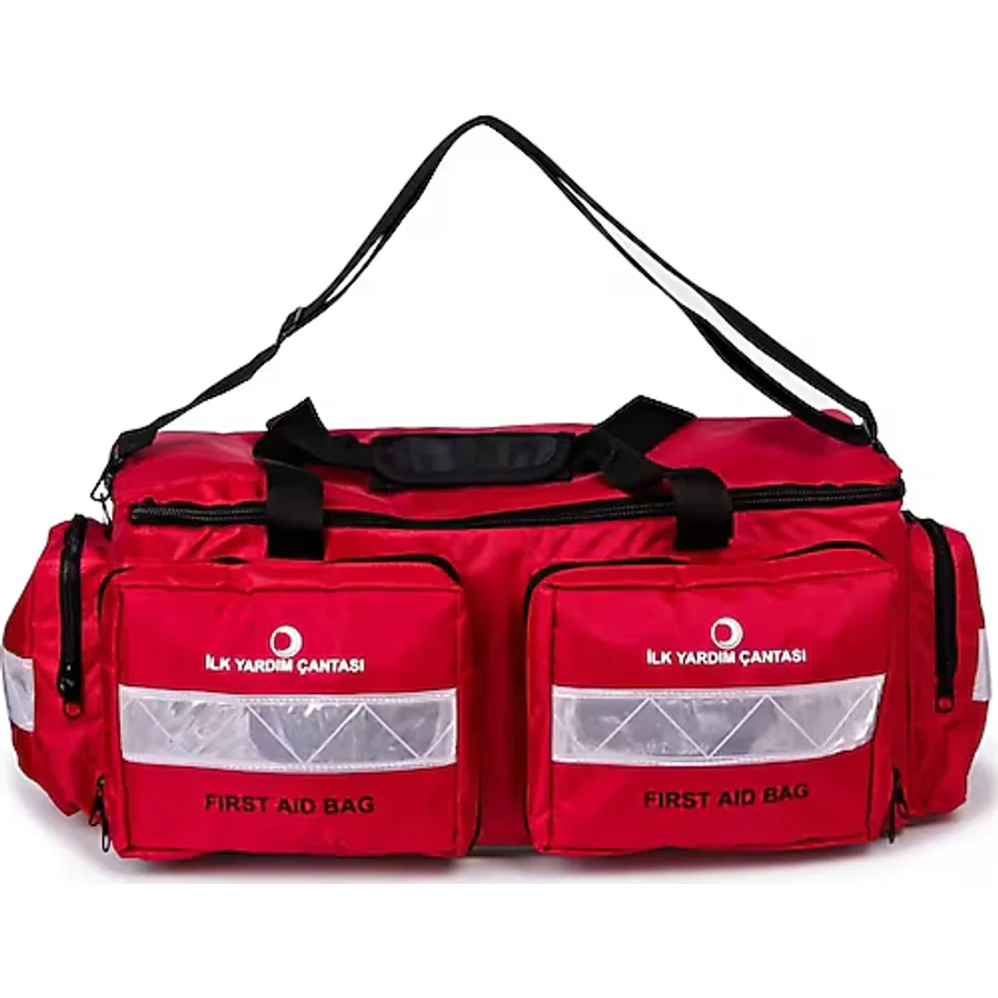 Comfort Plus İlk Yardım Çantası 2 Çepli Büyük Boy Kırmızı