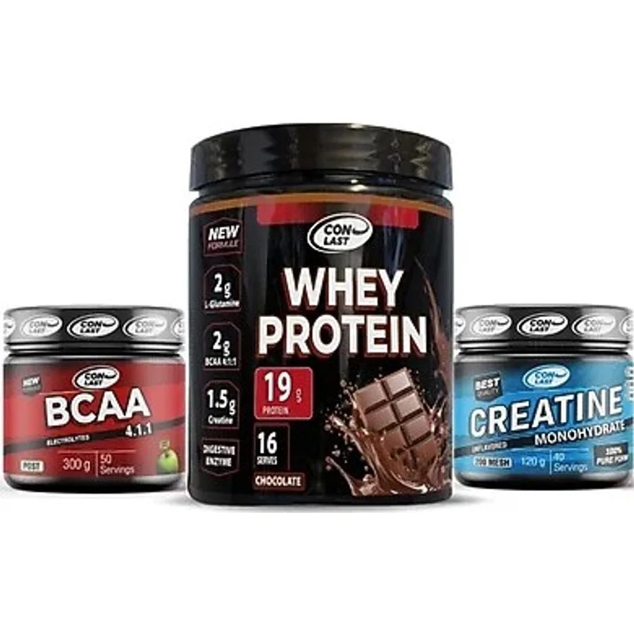 Conlast Whey Protein 400G Çikolatalı/bcaa 300G/CREATINE 120G