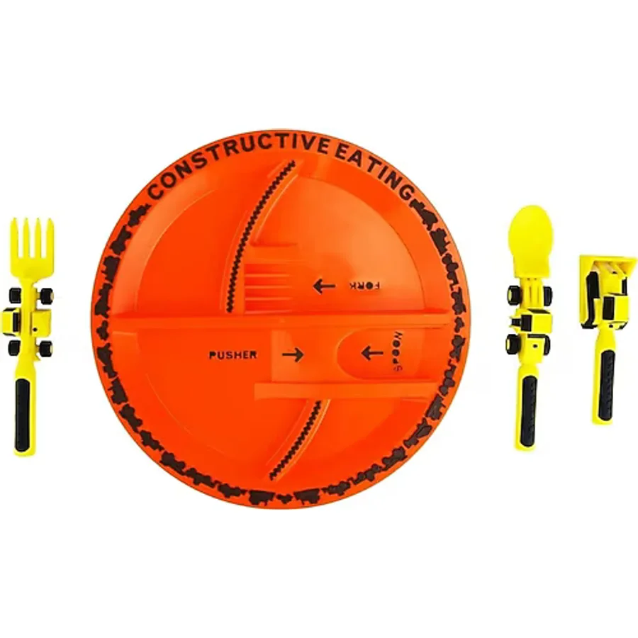 Constructive Eating İnşaat Gereçleri ve Tabak Seti