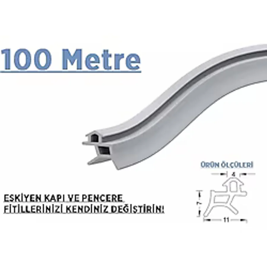 Contacall Pimapen Kapı Pencere Contası Pvc Doğrama Fitili 100 Metre Egepen, Winsa, Bütün Klasik Penler