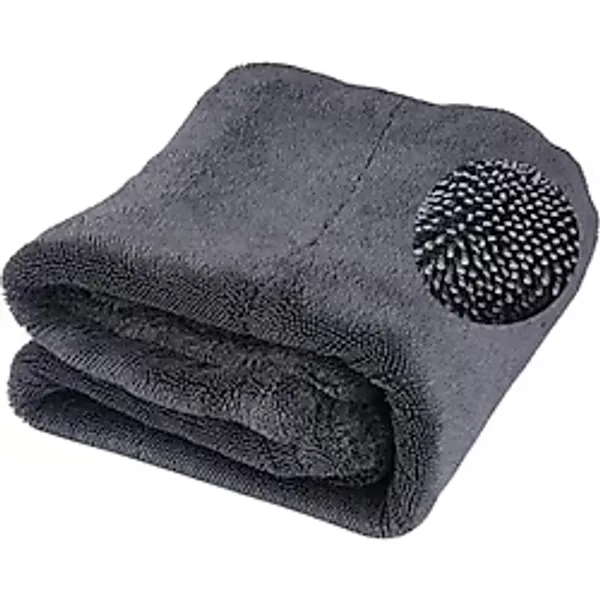 Coofbe Profesyonel 40x60cm 1200GSM Ultra Kalın Mikrofiber Araç Kurulama Havlusu Oto Yıkama Bezi Kurutma Havlusu