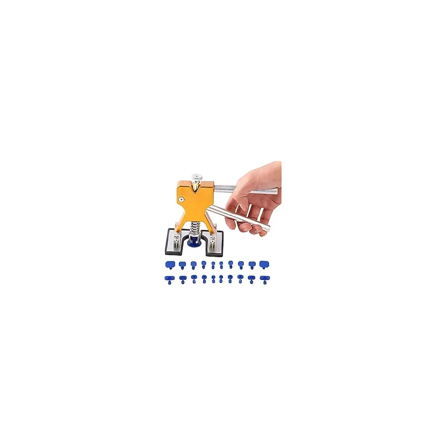 Coofbe Profesyonel Boyasız Göçük Düzeltme Seti 20 Parça Kaporta Çektirme Göçük Düzeltici Kaput Kapı Çamurluk Göçük Onarım Aparatı