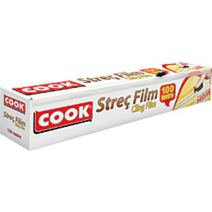 Cook 30 cm x 100 m Kesme Bıçaklı Streç Film