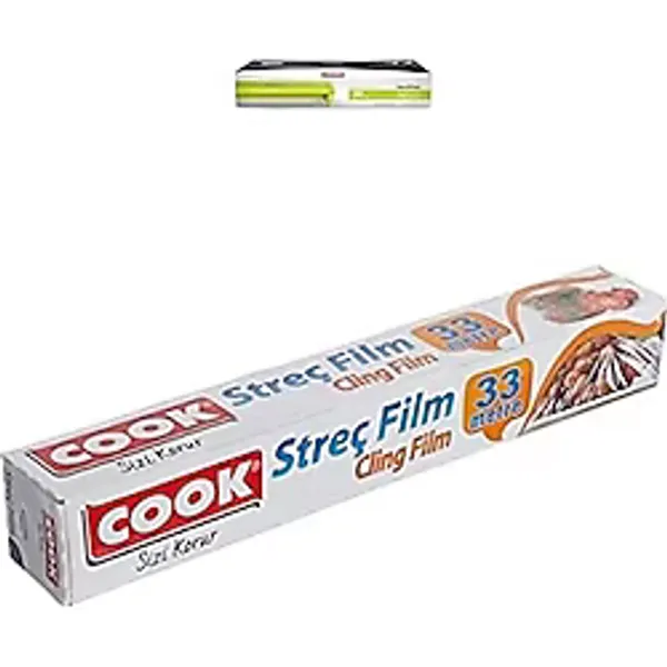 COOK Bas & Kes Streç Kesici Beyaz + Yedek Film 60 Metre