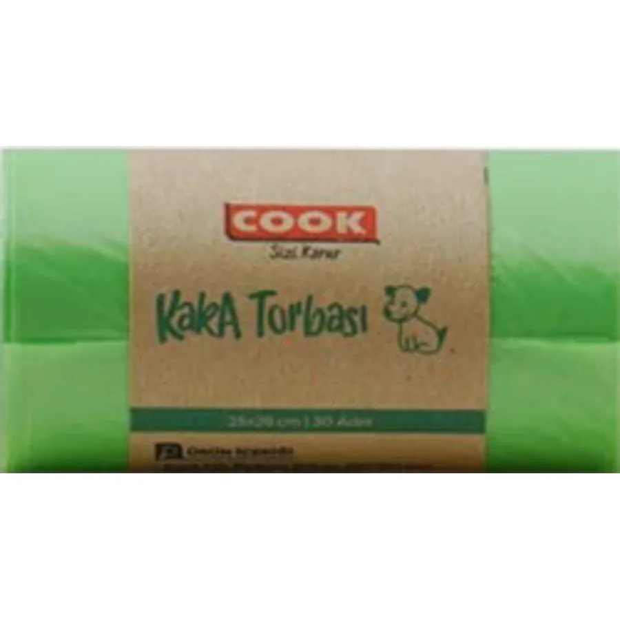 Cook Hayvan Kaka Torbası Yedeği 30'lu