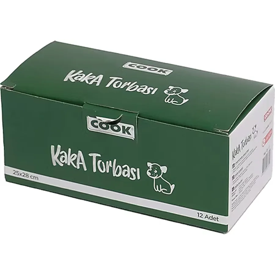 COOK Kaka Torbası Yedeği 30'lu Rulo 12'li