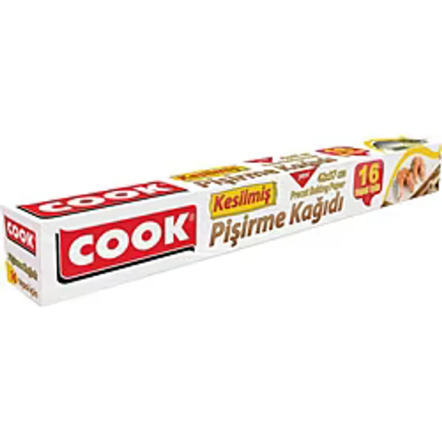 Cook Kesilmiş 42x37 cm 16 Yaprak Pişirme Kağıdı