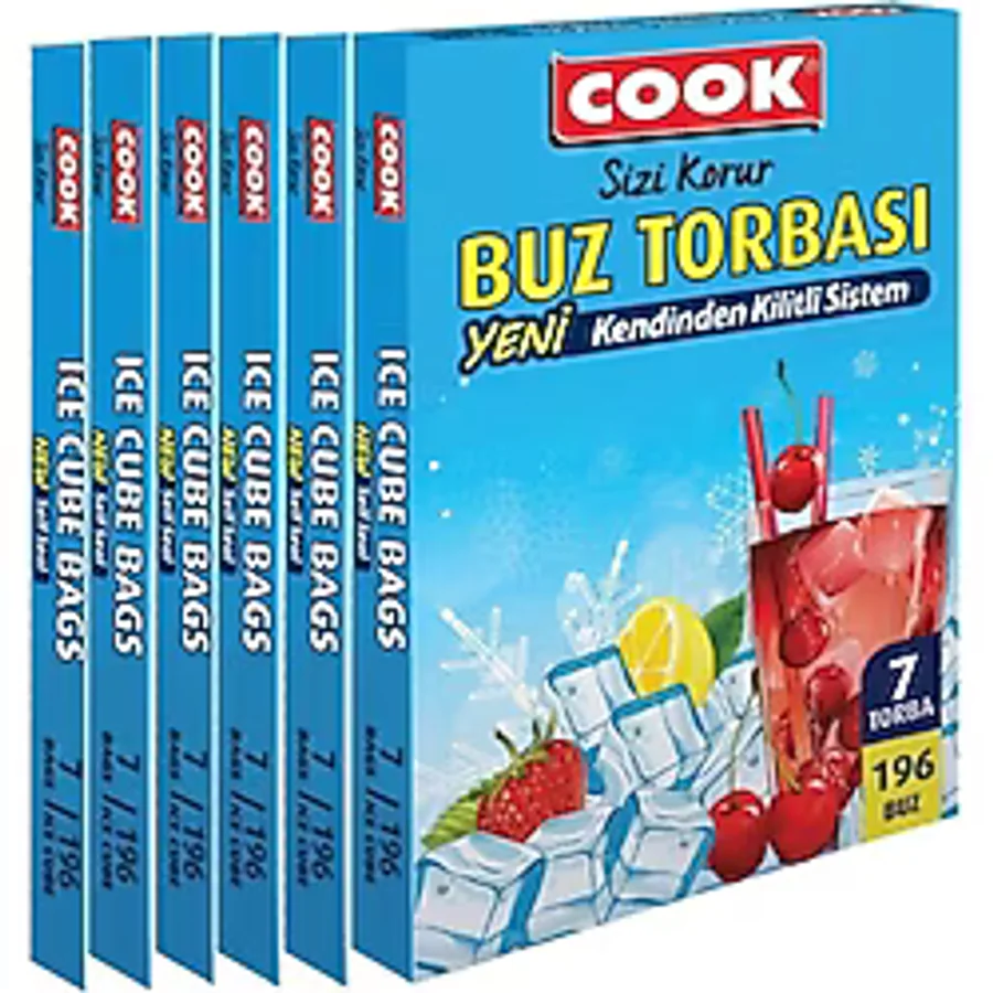 COOK Kilitli Buz Torbası 6'li Fırsat Paketi