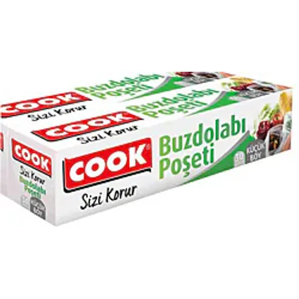 Cook Küçük Boy Buzdolabı Poşeti 30'lu