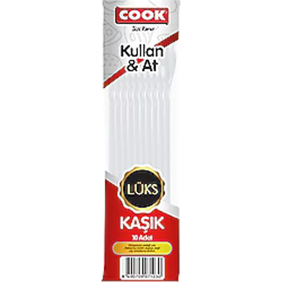 Cook Lüks 10'lu Plastik Bıçak
