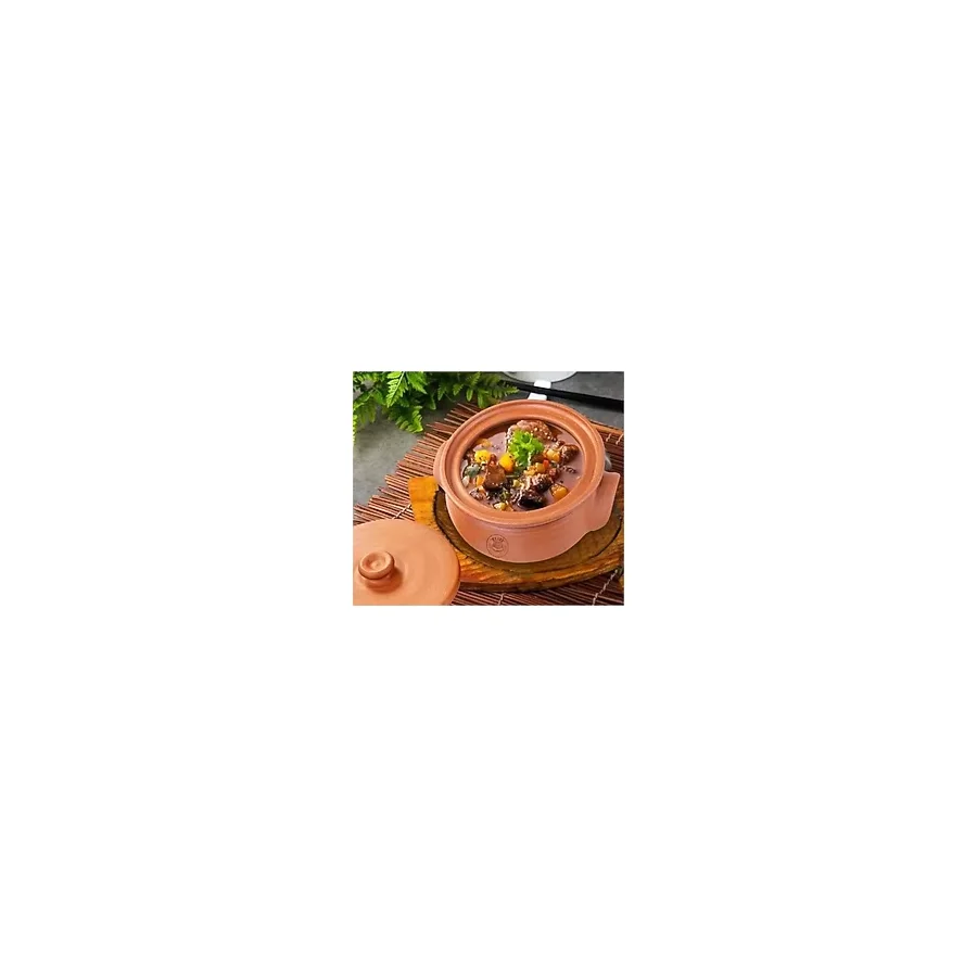 Cooker Elz014 Toprak Mini Güveç 1.8 Lt 20 Cm Kahverengi