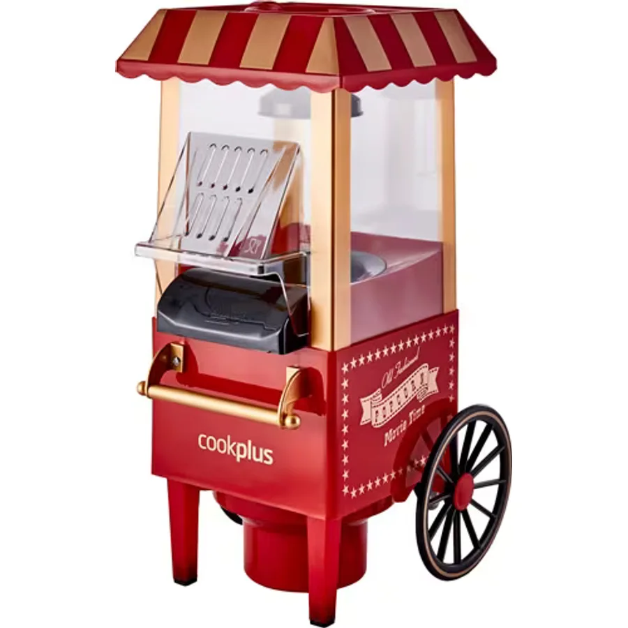 Cookplus Kırmızı Mısır Patlatma Makinesi