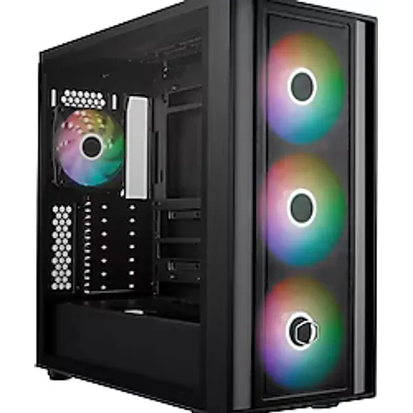 Cooler Master MasterBox 600 MB600-KGNN-S00 ARGB Fanlı Siyah E-ATX Bilgisayar Kasası