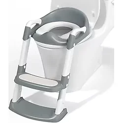 COOSEYA Çocuk Tuvalet Oturağı, Kaymaz, Katlanabilir, Merdivenli ve Ergonomik