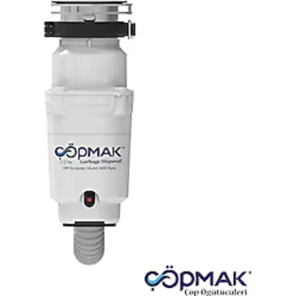 Çöpmak 049 Economy Çöp Öğütücü 1/2 Hp 2600 dev/dak Galvaniz Malzeme ile Dayanıklı Tasarım