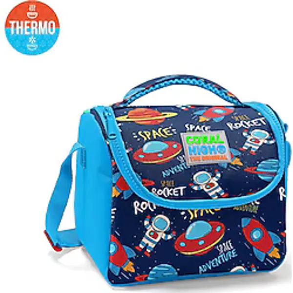 Coral High 11807 Uzay Desenli Termoslu Beslenme Çantası