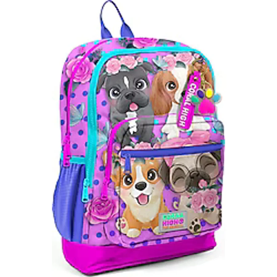 Coral High 23750 Köpek Desenli Okul Sırt Çantası