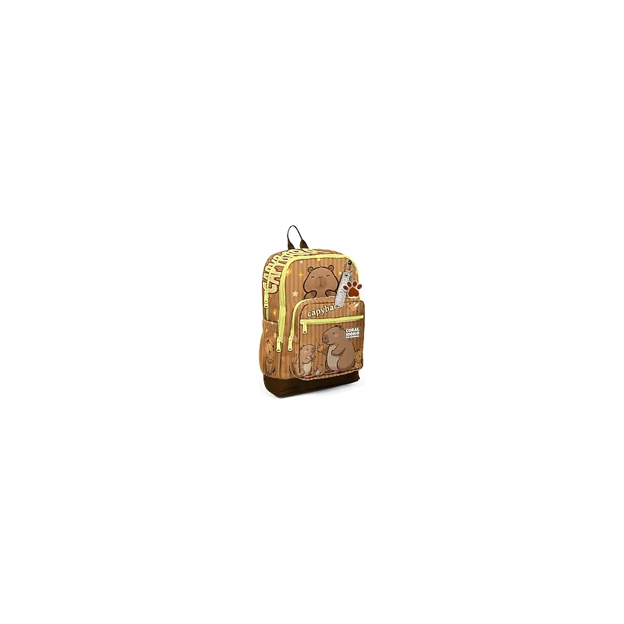 Coral High 23783 Kapibara Desenli Okul Sırt Çantası