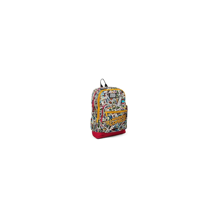 Coral High 33215 Çizgi Roman Desenli 4 Bölmeli Okul Sırt Çantası