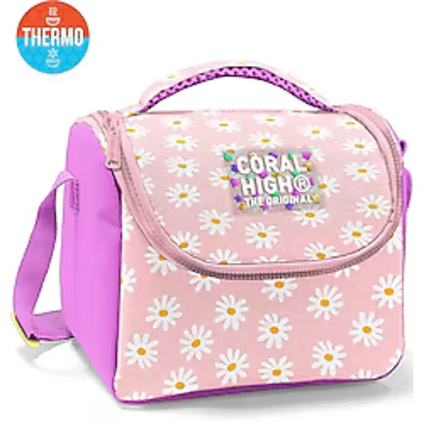 Coral High 37124 Papatya Desenli Termoslu Beslenme Çantası