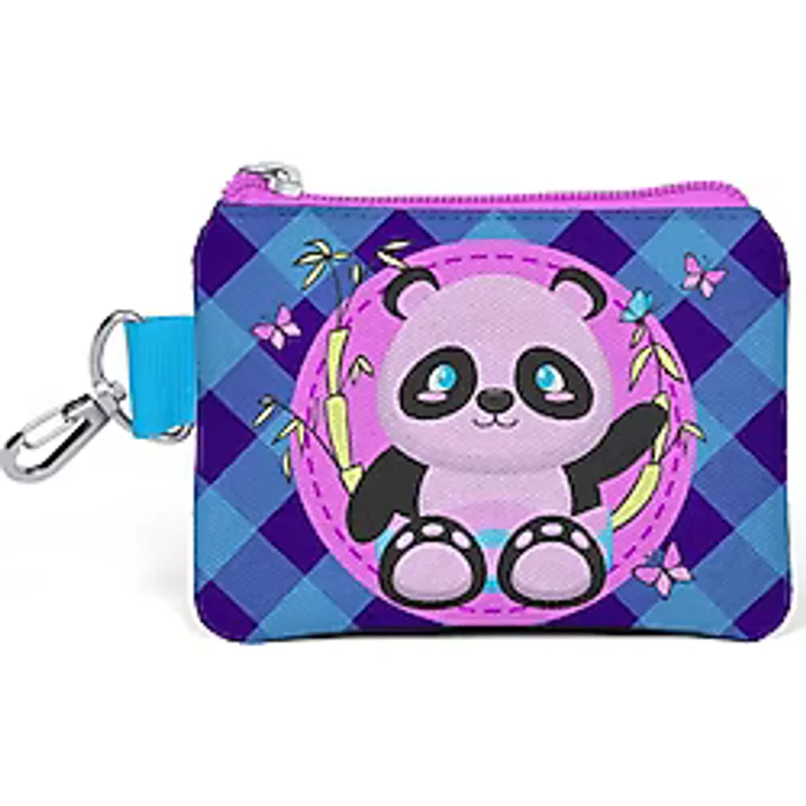 Coral High Kids Sevimli Panda Bozuk Para Çantası - Pembe / Mavi - Kız Çocuk 21759