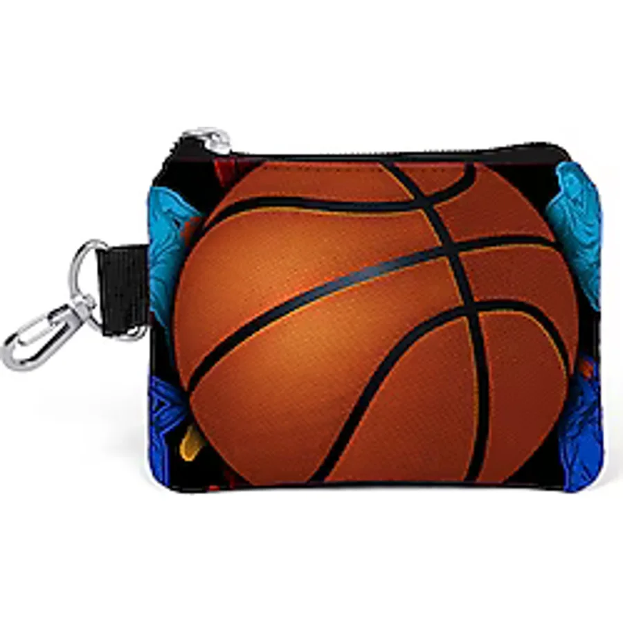 Coral High Kids Siyah Basketbol Desenli Bozuk Para Çantası 21732