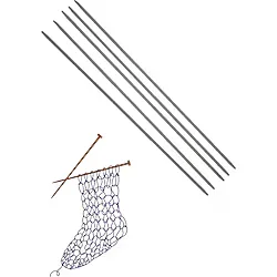Çorap Şiş Metalize 20 Cm 3,5 Numara